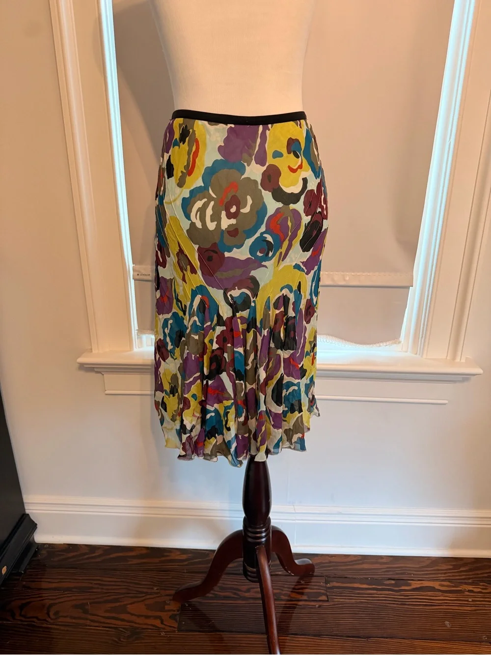 Ideology Multi-Color Floral Circle Skirt